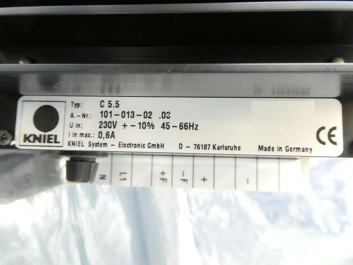 Used Kniel 101-013-01 .03 Power Supply PCB Card C 5.5 Mattson 17000526 Working Spare