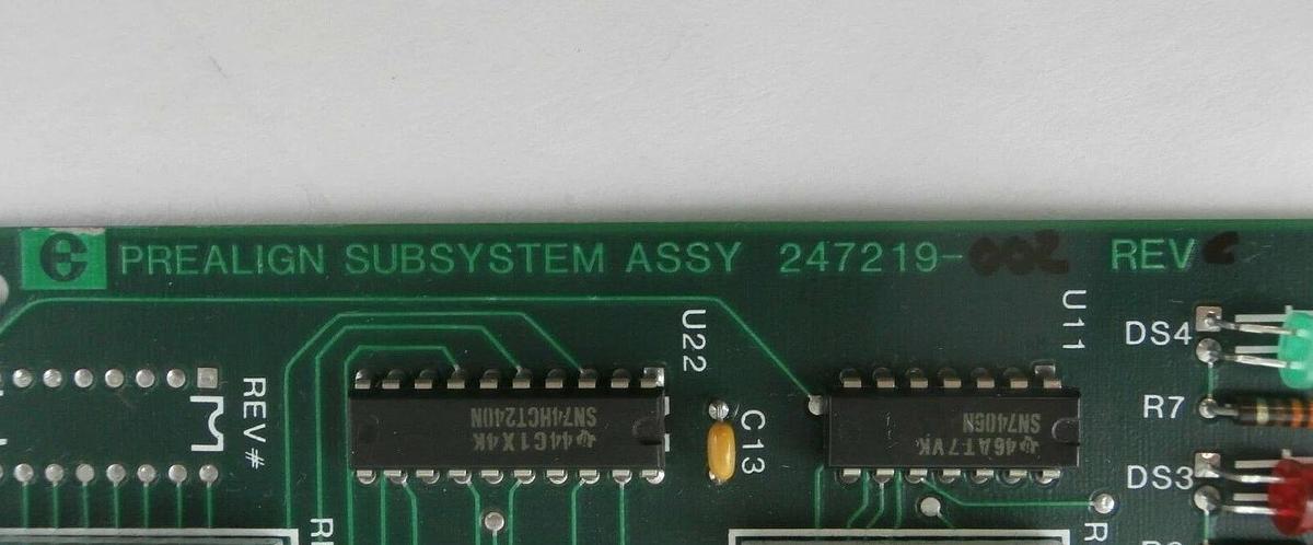 Used Electroglas 247219-002 Prealign Subsystem Assembly PCB Card Working Surplus