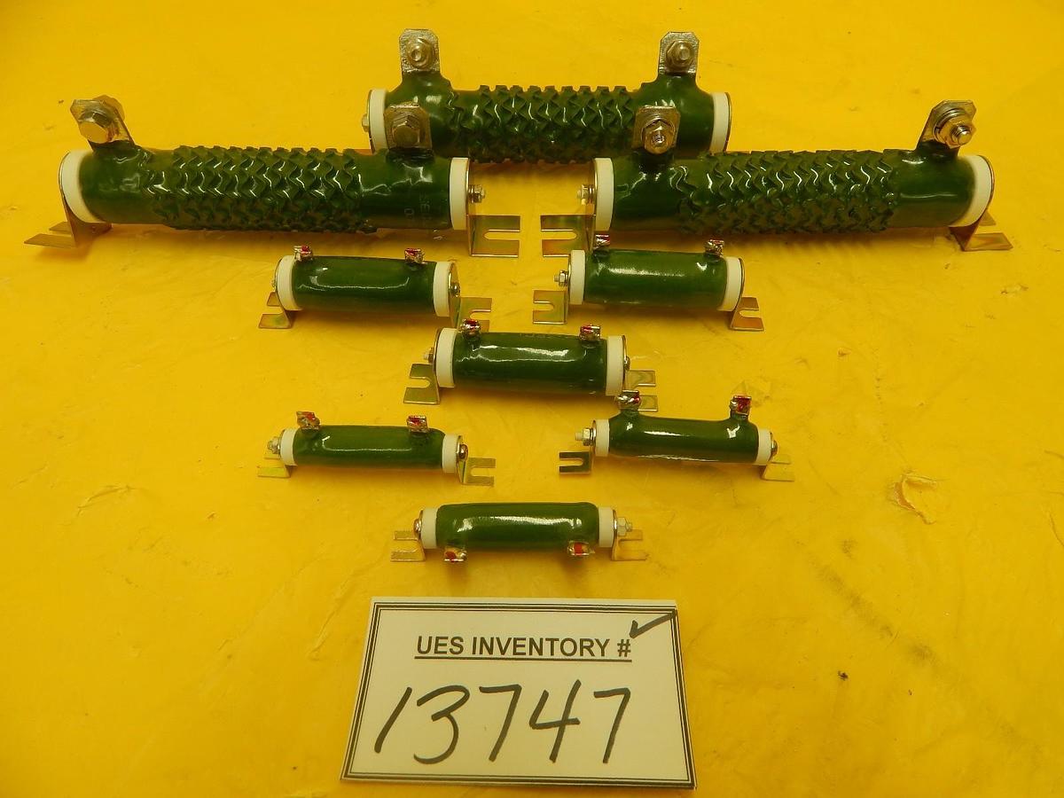Used Akira Seiki RWH20G 10ΩJ RWH10G 15ΩJ 0.1Ω Compact Resistor Reseller Lot of 9 Used