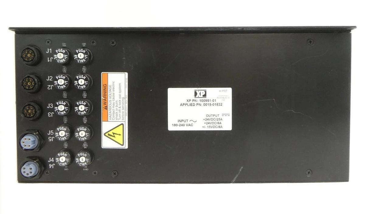 Used XP Power 100951 Power Supply AMAT Applied Materials 0015-01832 Working Surplus