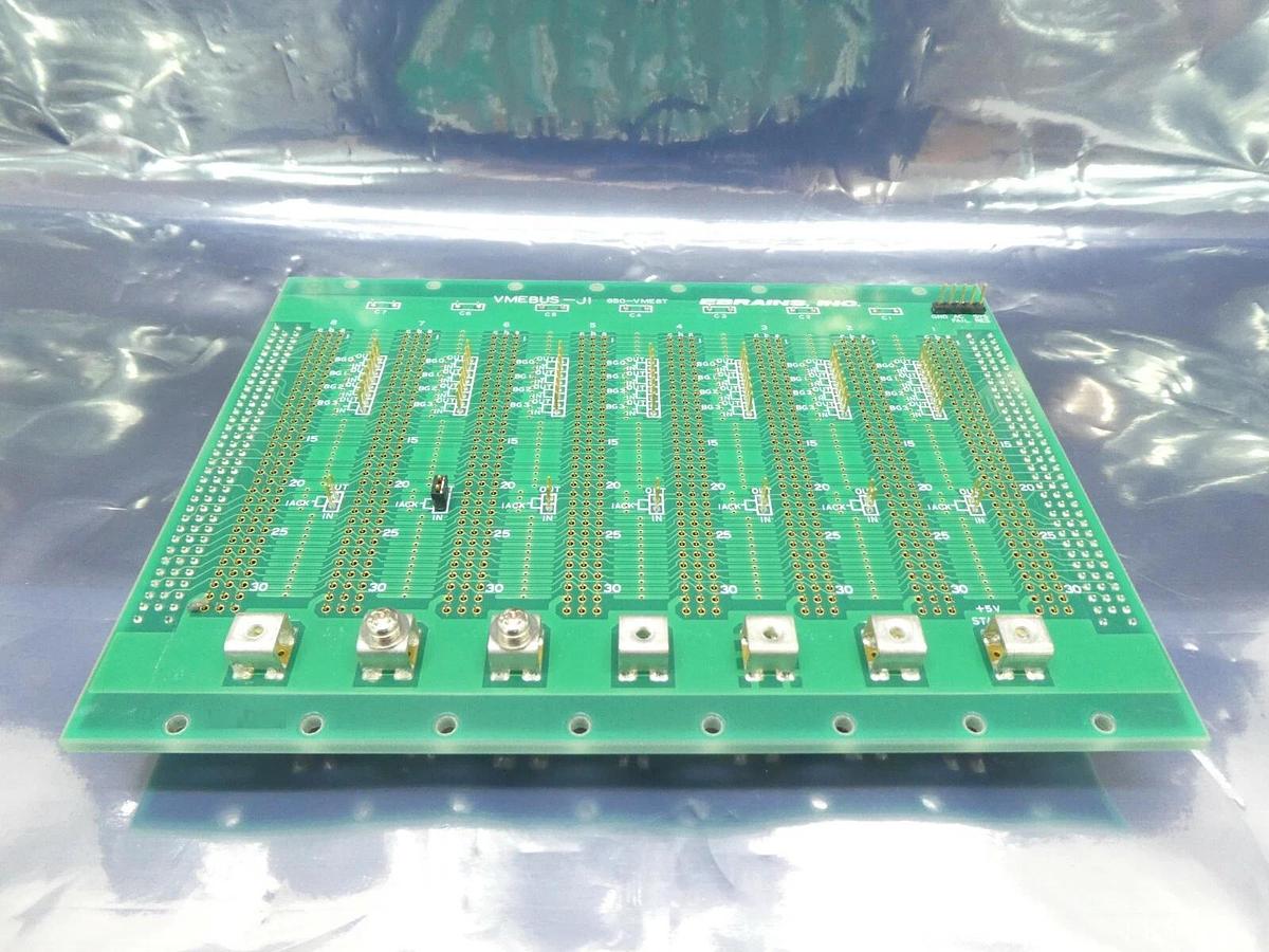 Used EBRAINS 650-VME8T Backplane PCB VMEBUS-J1 Nikon NSR FX-601F Working Surplus