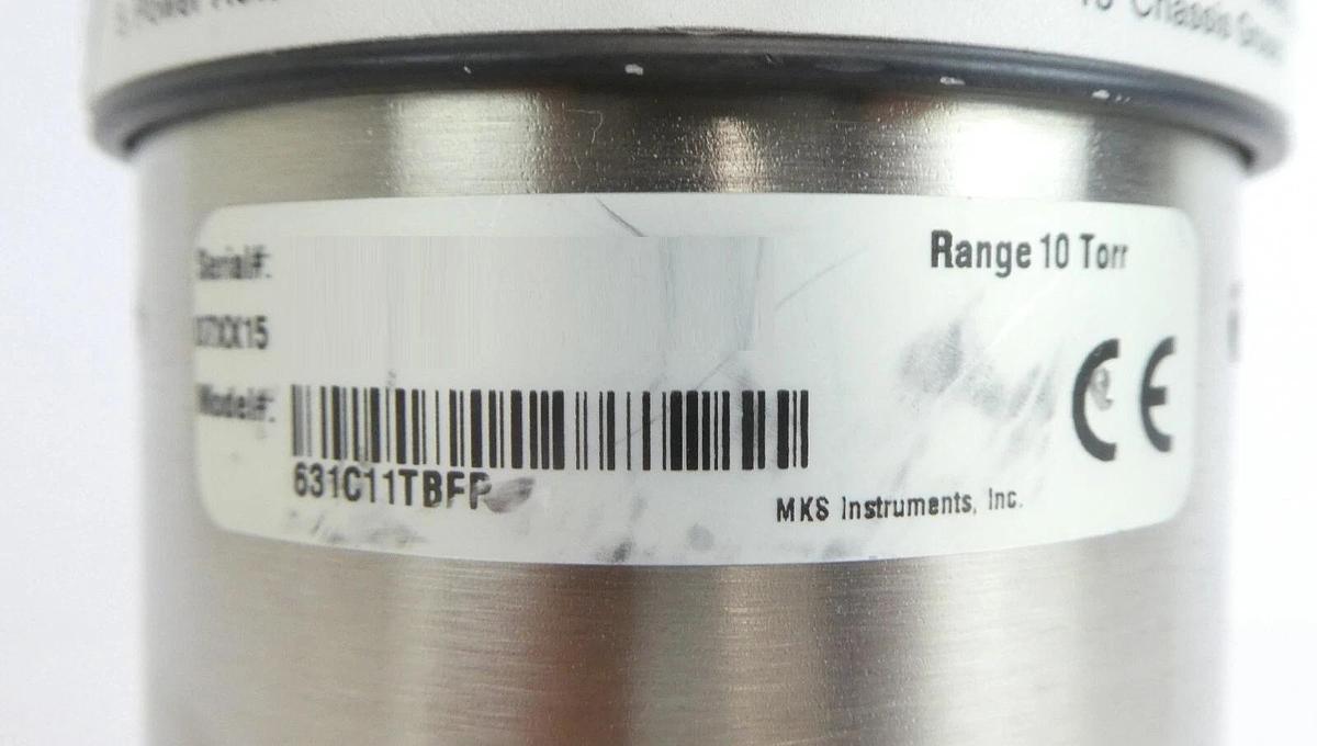 Used MKS Instruments 631C11TBFP Baratron Capacitance Manometer Type 631 Working
