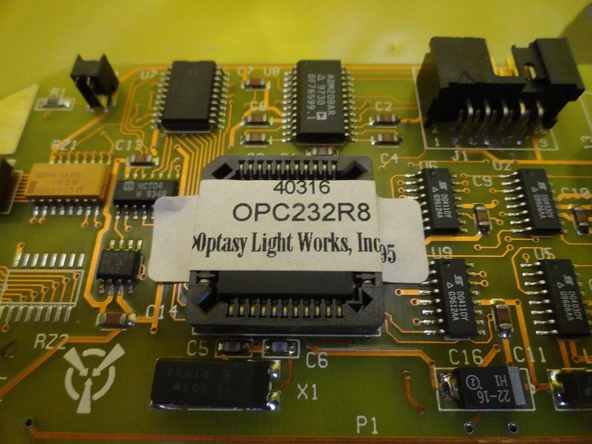 Used Optasy Light Works OPC232R8 PCB Card PWBOPC232 OPC-232-R8 Orbot WF 736 DUO Used