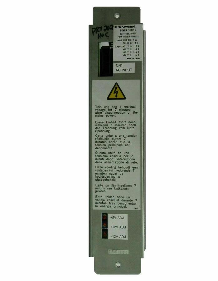 Used Kawasaki 50630-1052 Power Supply PCB Card S82W-620 Nikon NSR-S205C Working