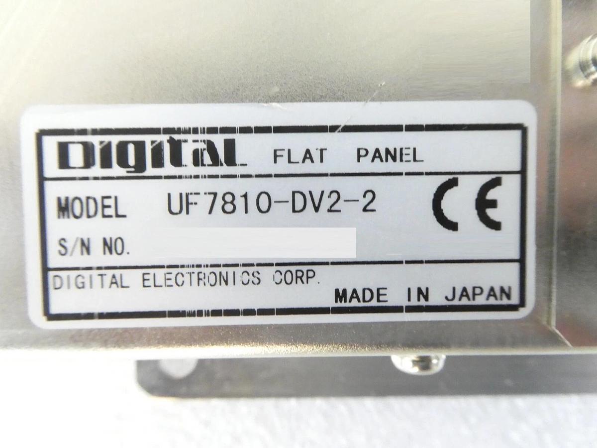 Used Digital Electronics UF7810-DV2-2 15" LCD Flat Panel TEL Tokyo Electron Working
