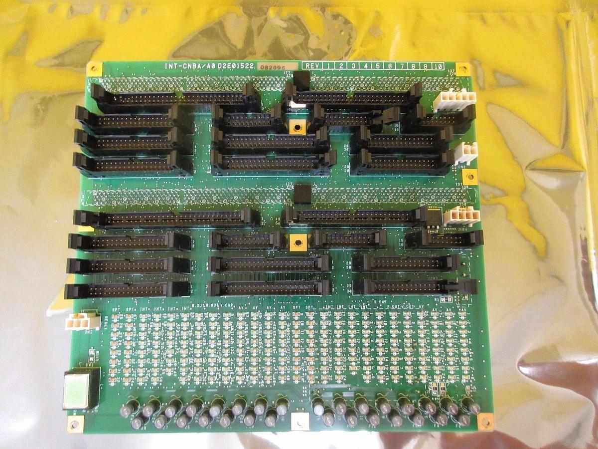 Used Kokusai Electric D2E01522 Interface Backplane Board INT-CNBA PCB Used Working