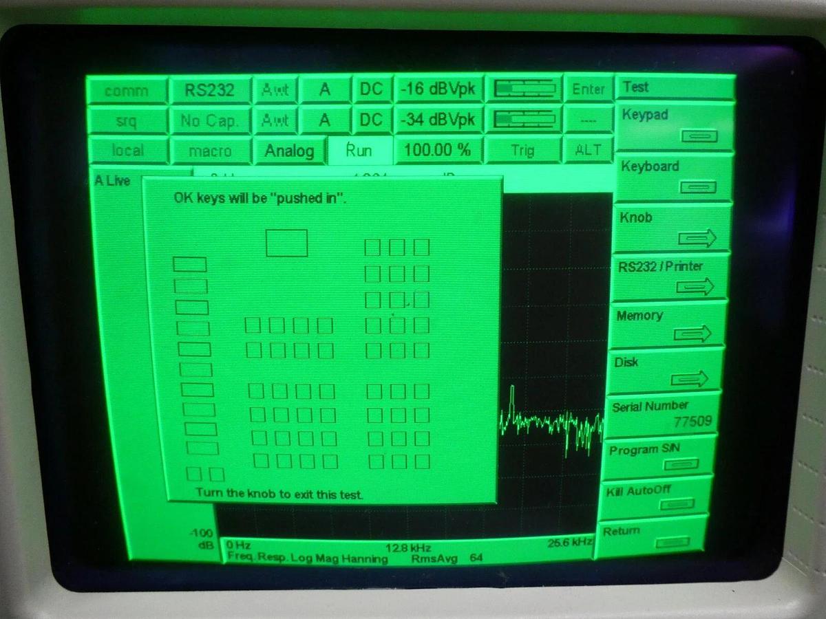 Used Stanford Research Systems SR785 Dual Channel Dynamic Signal Analyzer Surplus
