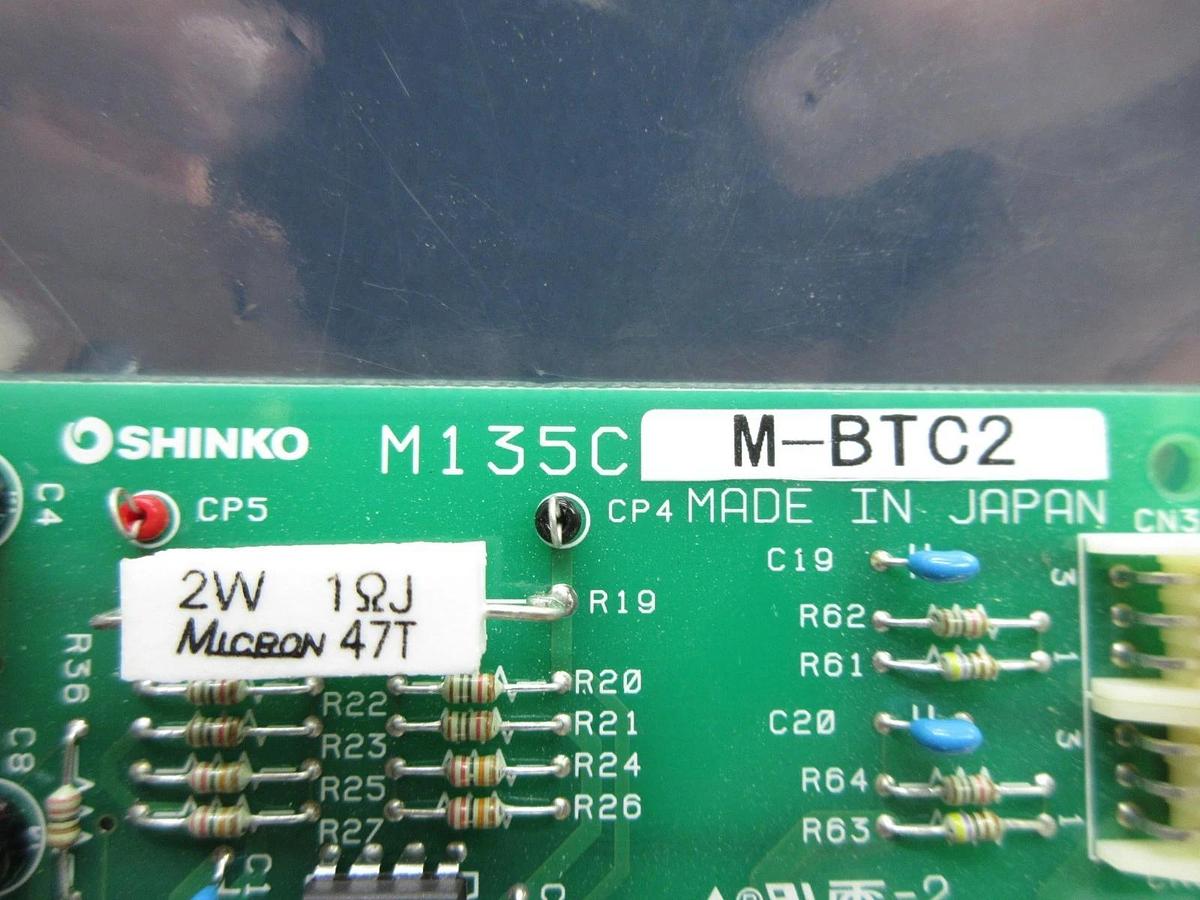 Used Shinko Electric 3ASSYC808001 Processor Board PCB M-BTC2 Asyst VHT5-1-1 Used