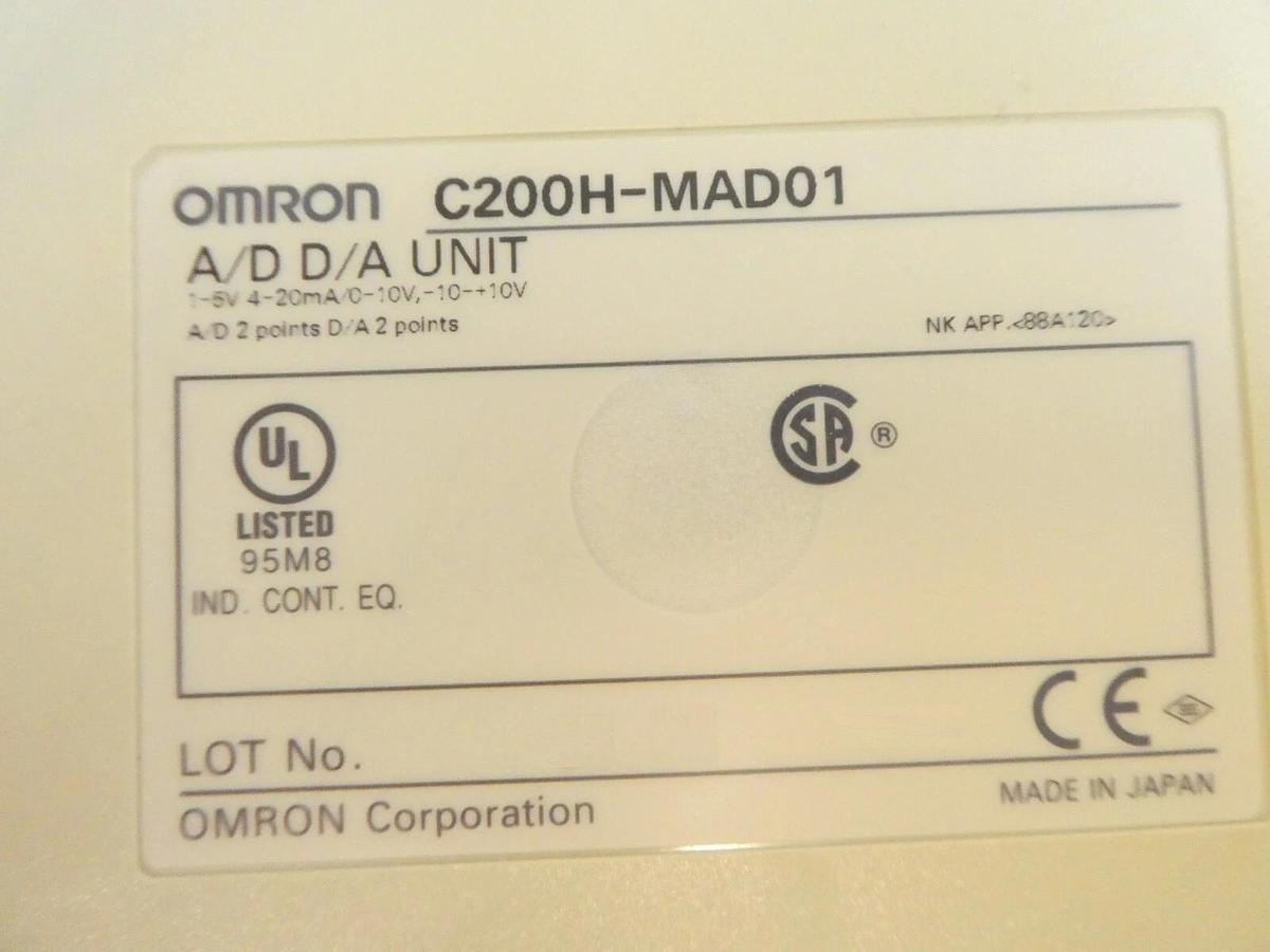 Used Omron C200HE Programmable Logic Controller SYSMAC Reseller Lot of 2 Working