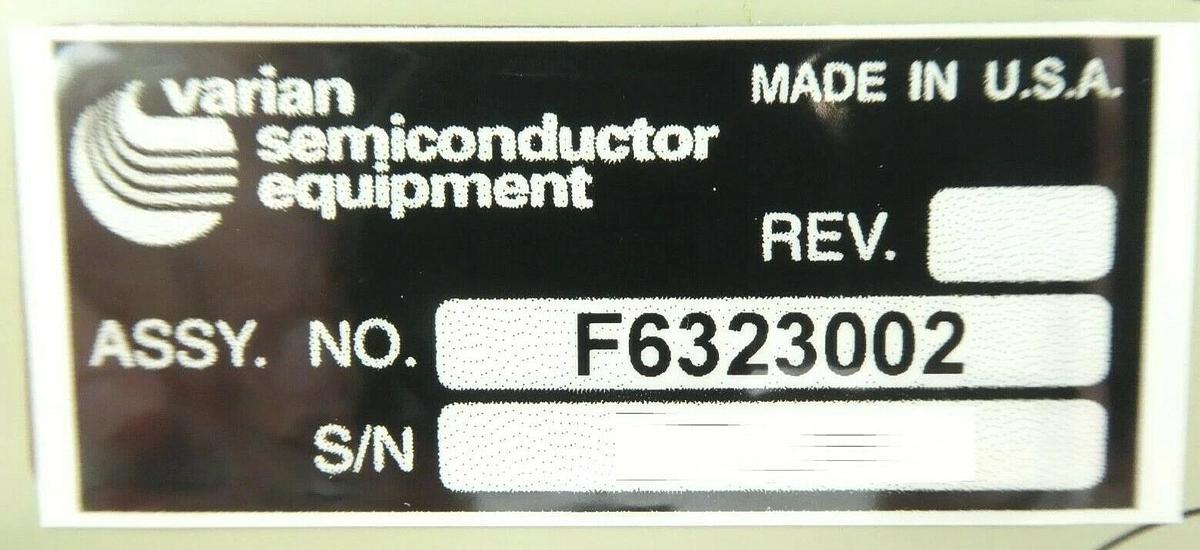Used Varian Semiconductor VSEA F6323002 842 Vacuum Ionization Gauge Controller Spare