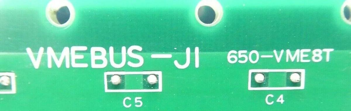 Used EBRAINS 650-VME8T Backplane PCB VMEBUS-J1 Nikon NSR FX-601F Working Surplus