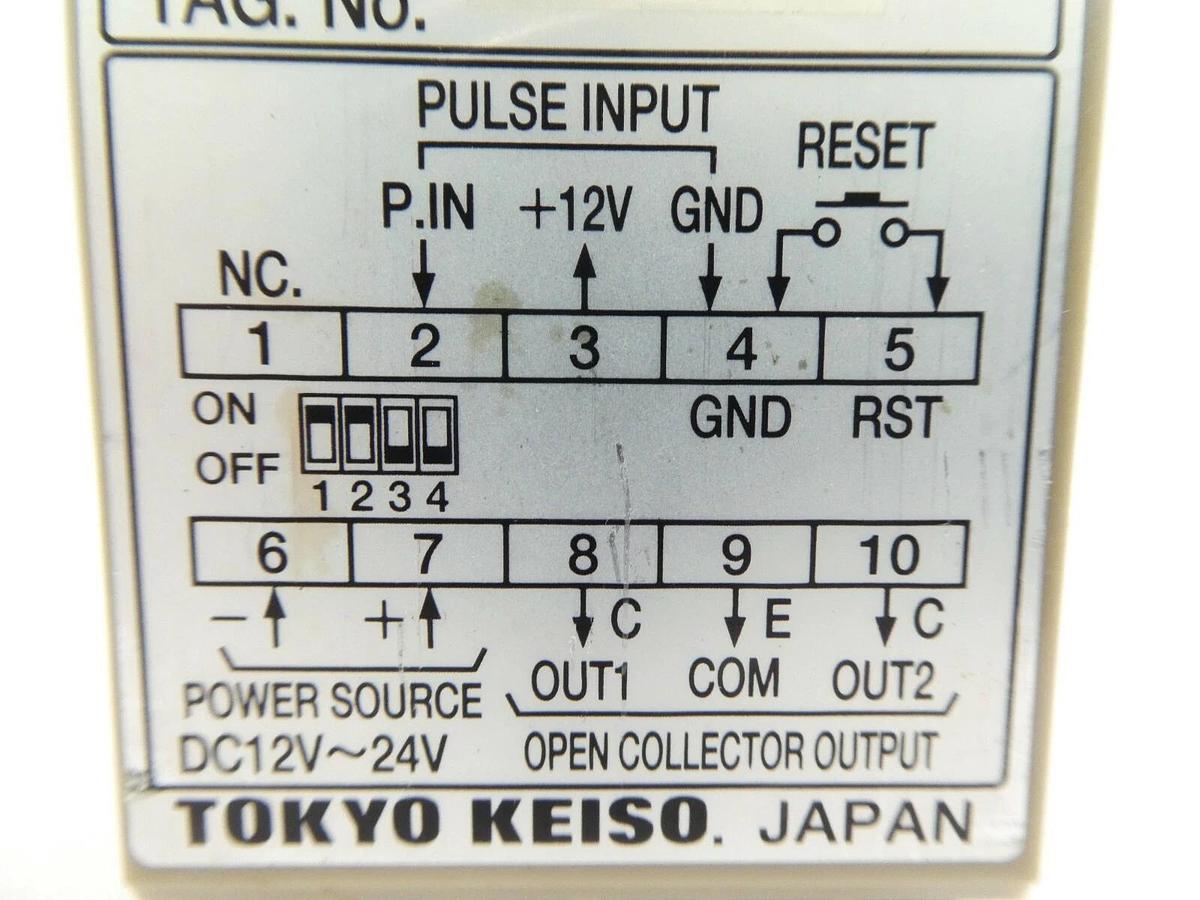 Used Tokyo Keiso EM01-24025 Indicating Totalizer IR-2000 Lot of 18 Working Surplus