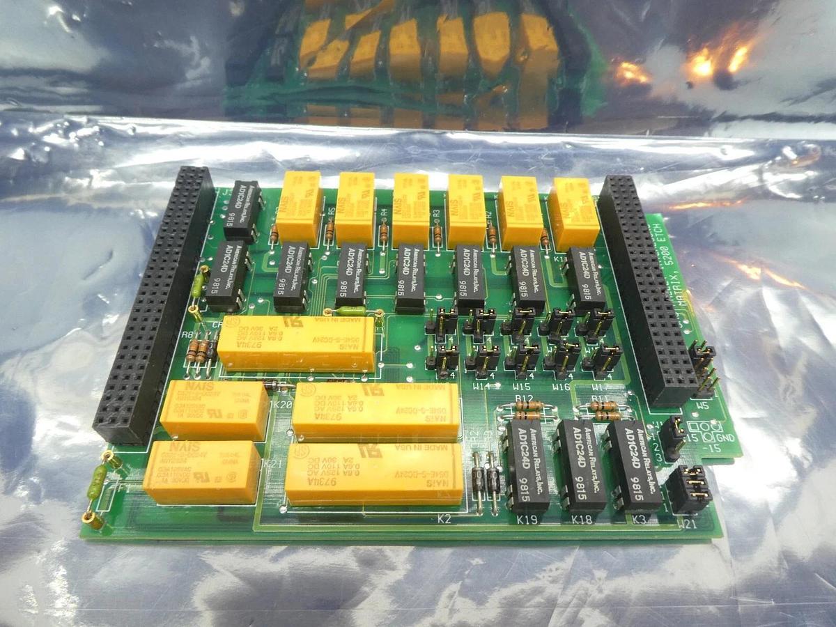 Used AMAT Applied Materials 0100-35267 Gas Pallet Interlocks Matrix PCB 5200 Working