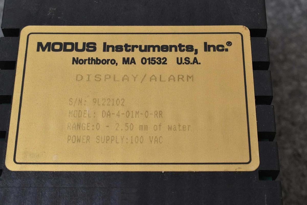 Used Modus Instruments, Inc DA-4-01M-0-RR Display Alarm