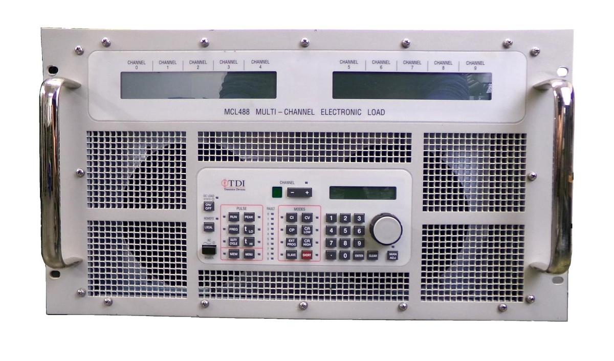 Used TDI Transistor Devices MCL488 Multi-Channel Load with 100-60-350 Untested Spare