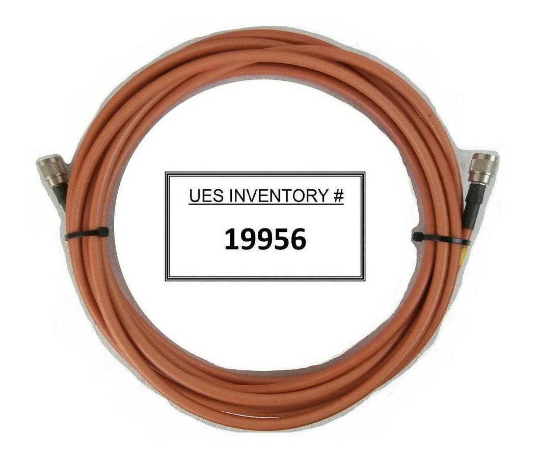 Used Times Microwave Systems 68999 RF Cable 24 Foot Ulvac Enviro II Working Surplus