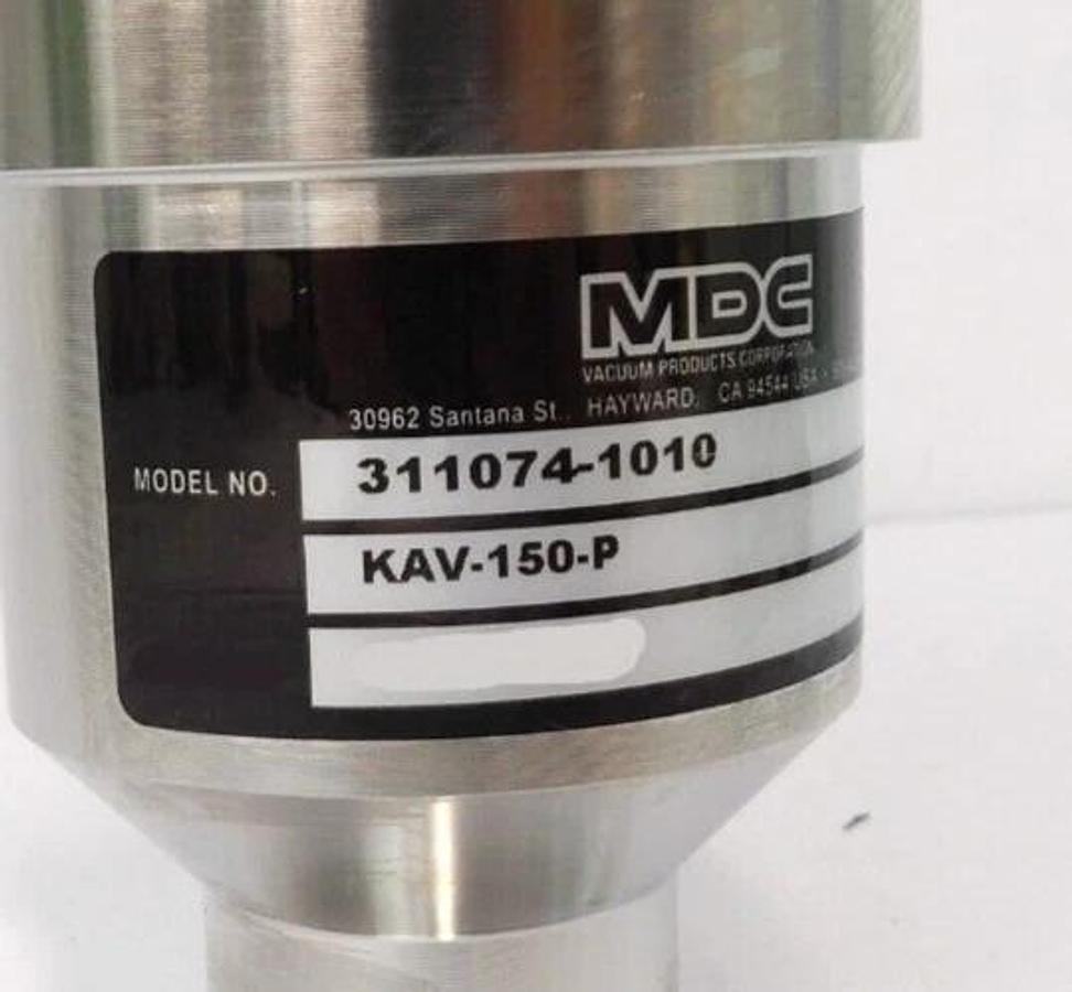 Used MDC Vacuum Products 311074-1010 Pneumatic Angle Valve KAV-150-P NW40 Working