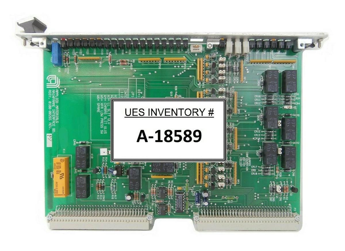 Used AMAT Applied Materials 0100-00265 Mainframe Interface PCB Card Working Surplus