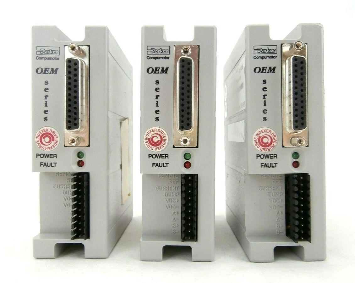 Used Parker Compumotor OEM Series Indexer Lot of 3 OEM650X-RC CP*OEM650XRC1015 Spare