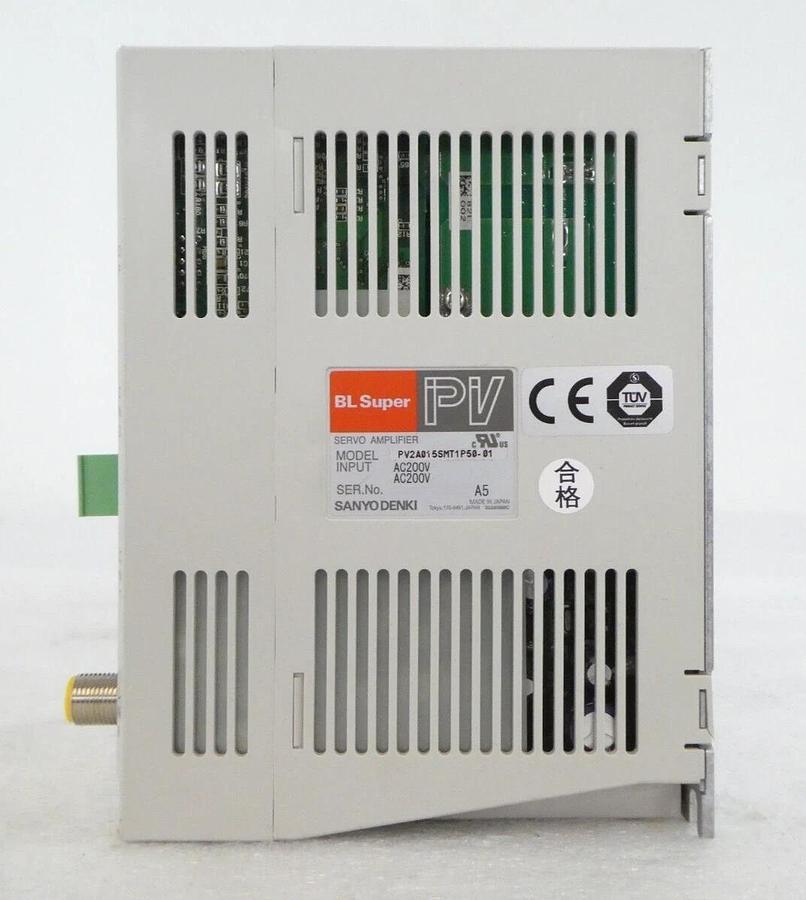 Used Sayno Denki PV2A015SMT1P50-01 Pedestal Lift Servo Driver AMAT Lot of 2 Working