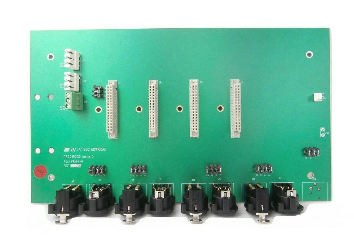 Used Edwards D37215232 iNIM Network Interface Backplane Board PCB Working Surplus