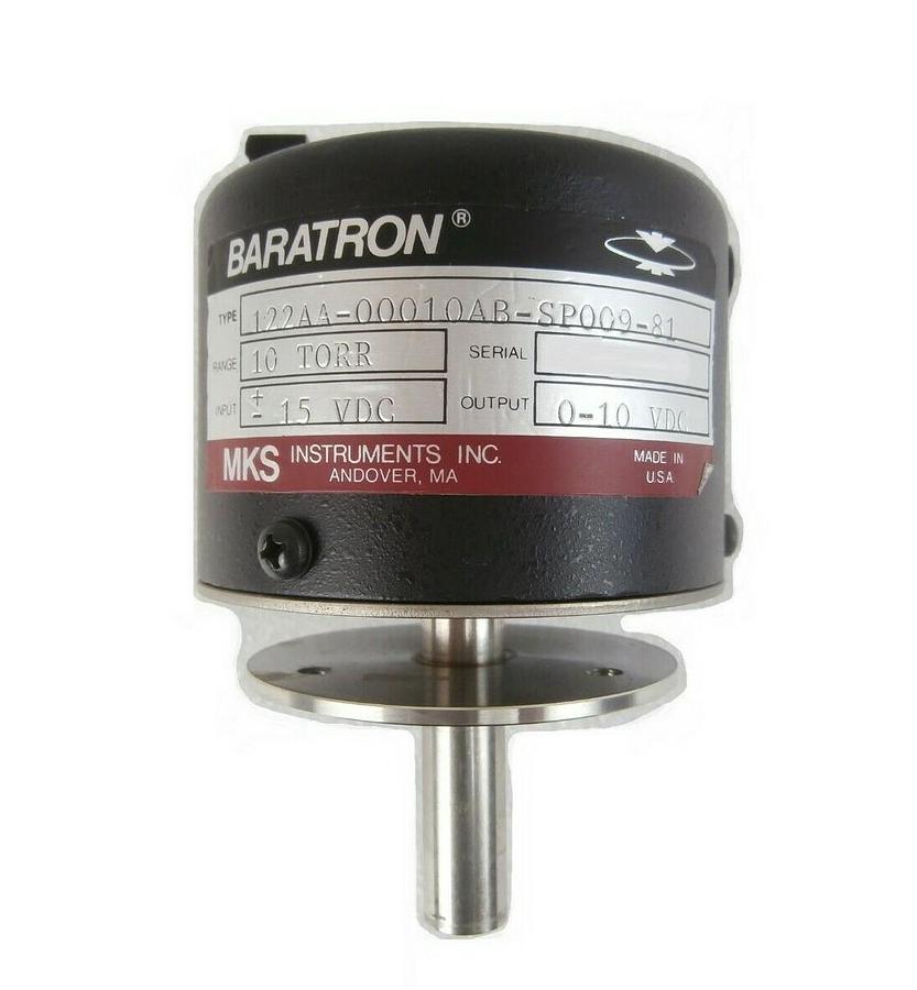 Used MKS Instruments 122AA-00010AB-SP009-81 Baratron Pressure Transducer Working