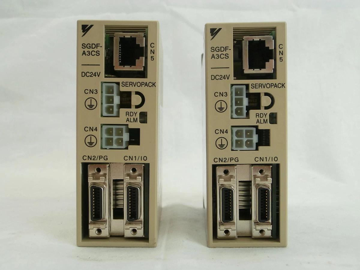 Used Yaskawa SGDF-A3CS Servo Drive SERVOPACK Reseller Lot of 2 Shinko VHT5-1-1 Used