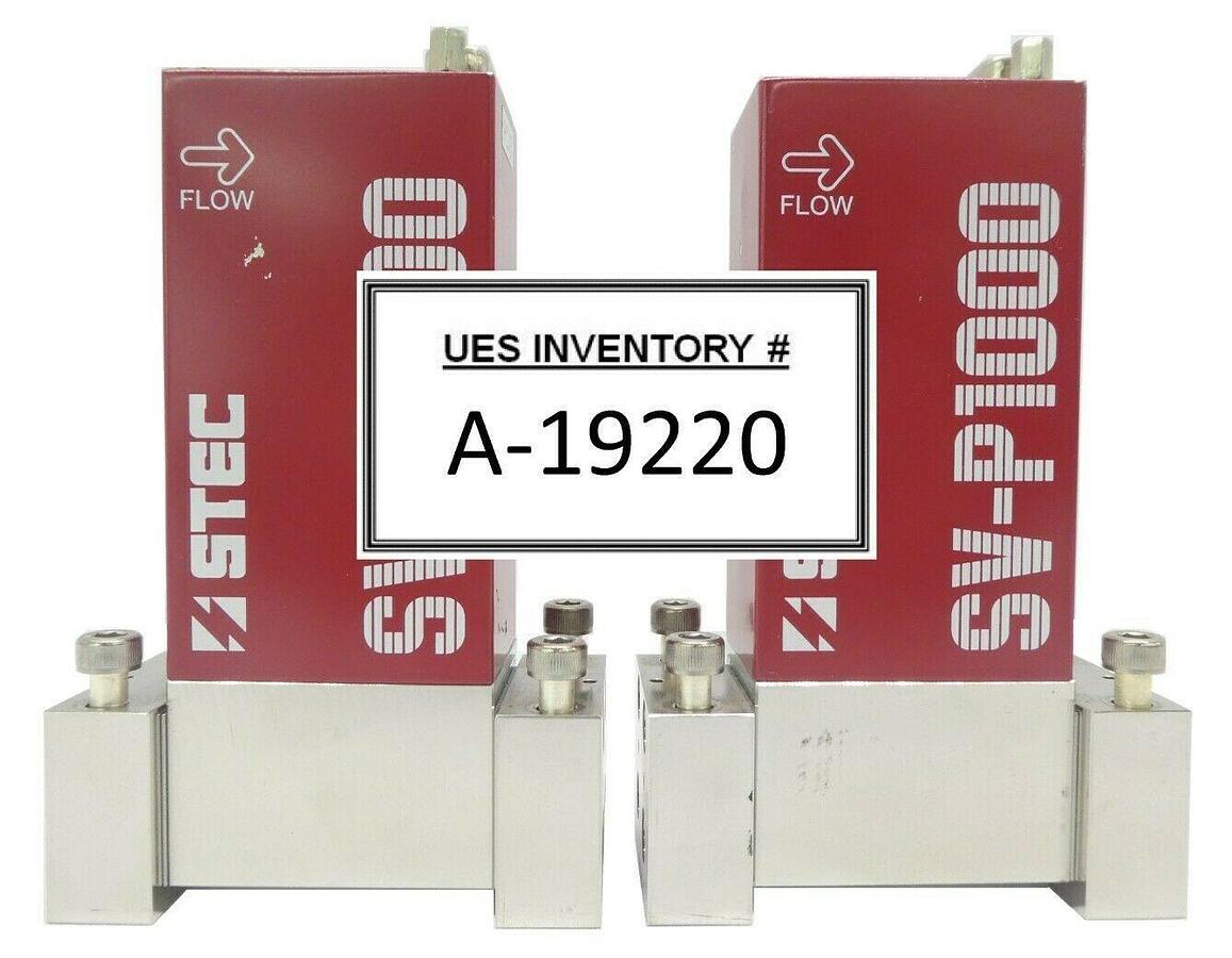 Used STEC SV-P1203-002 Pneumatic Flow Controller SV-P1000 Reseller Lot of 2 Working