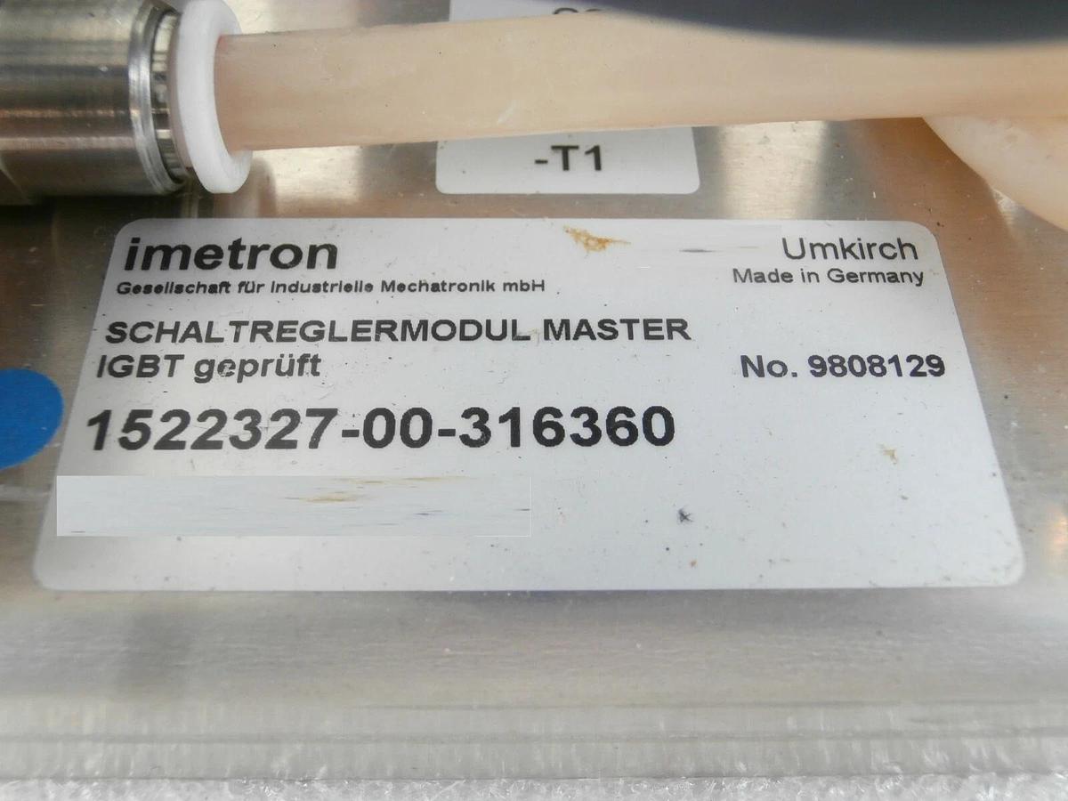 Used Imetron 1522327-00-316360 Master Switching Regulator Huttinger TIG 30 DCplus