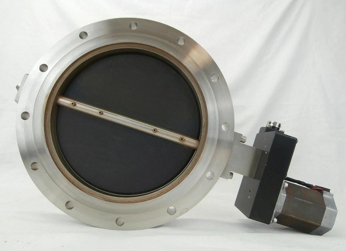 Used Edwards W185-08-001 Mechanical Vacuum Throttle Valve 1850 ISO200 Tegal 6500 Used