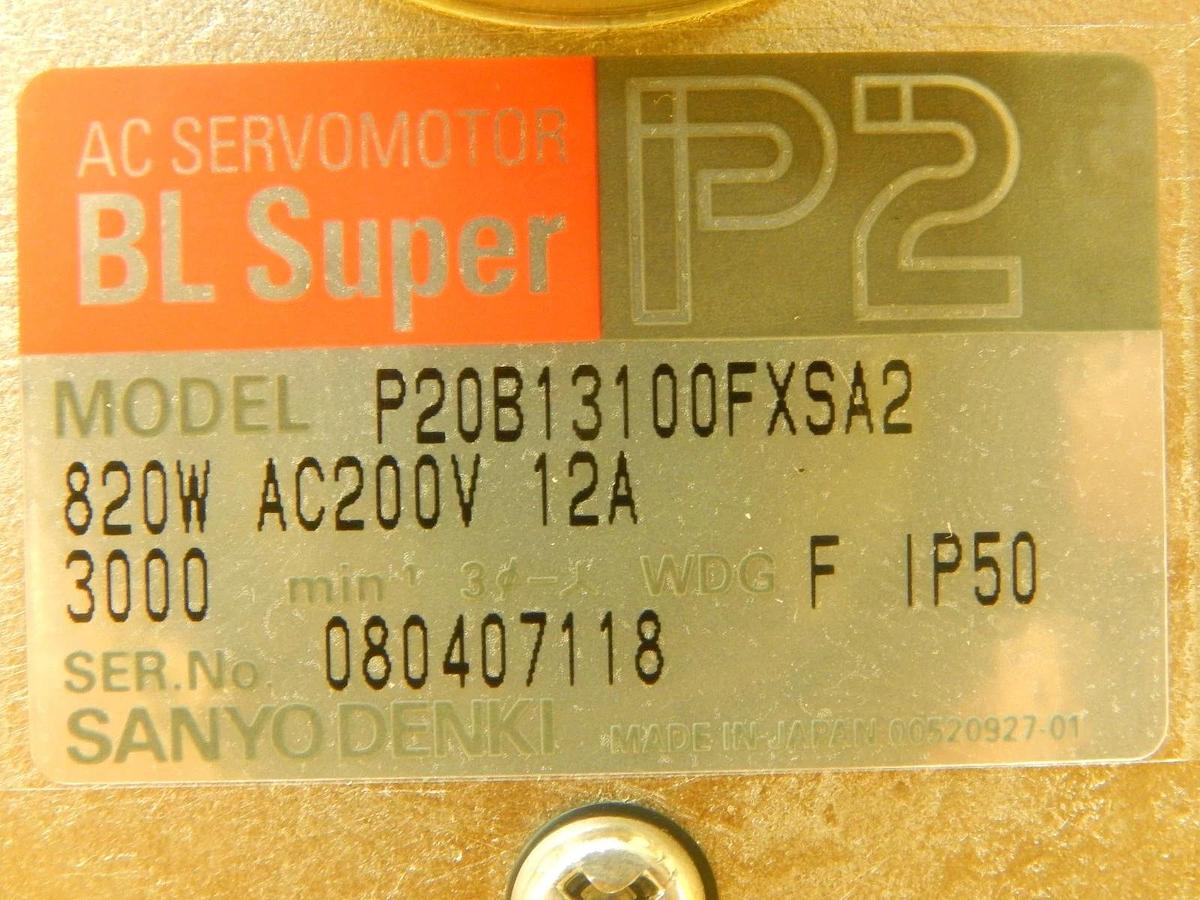 Used TEL Tokyo Electron 5087-400478-15 Frame Motor P20B13100FXSA2 Lithius DEV Working