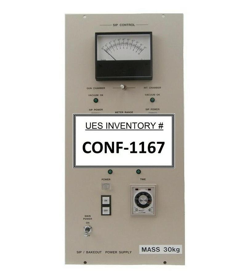 Used JEOL SIP Control SIP/BAKEOUT Power Supply JWS-7555S Wafer Defect SEM Surplus