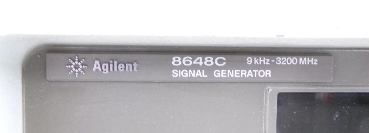 Used Agilent Technologies 8648C Synthesized Signal Generator Option 1E5 UK6 Untested
