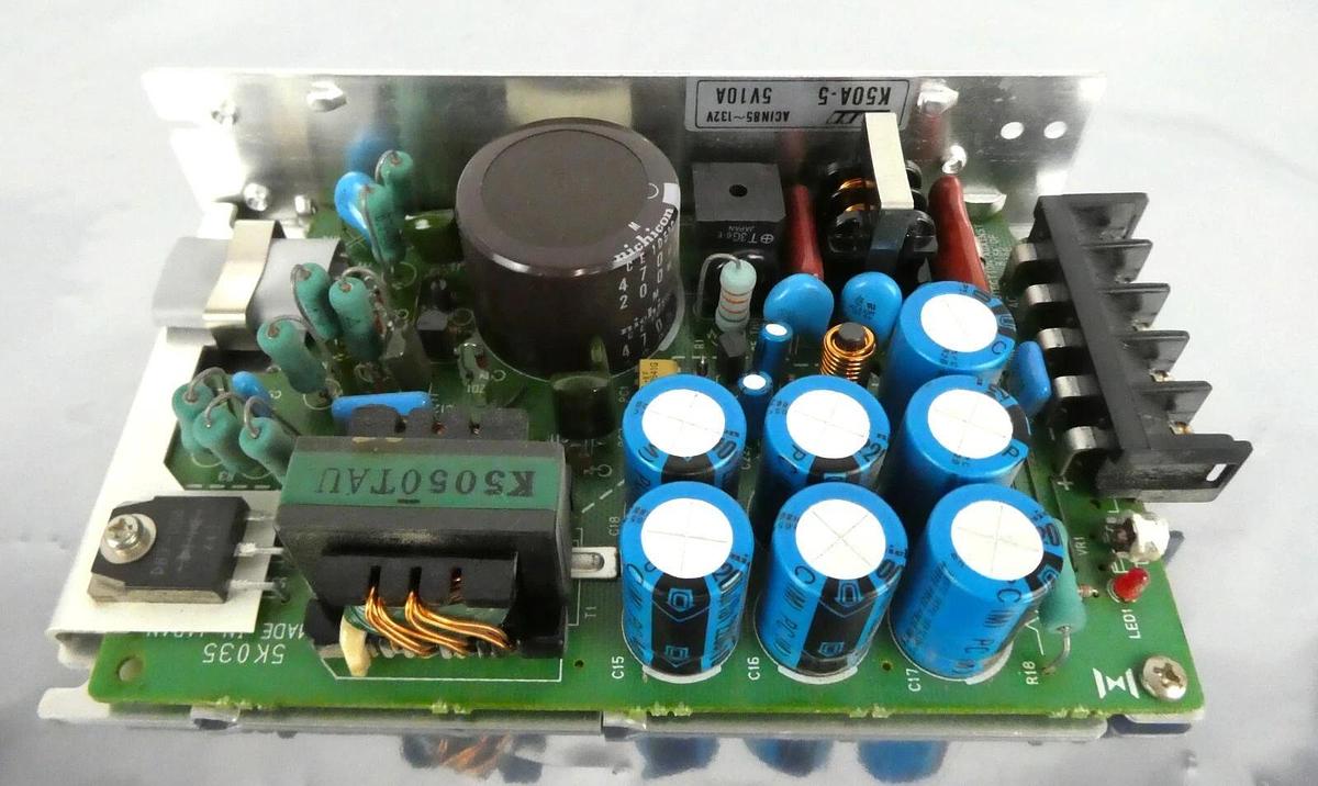 Used Elco K50A-5 AC/DC 77w Power Supply Assembly Working Surplus