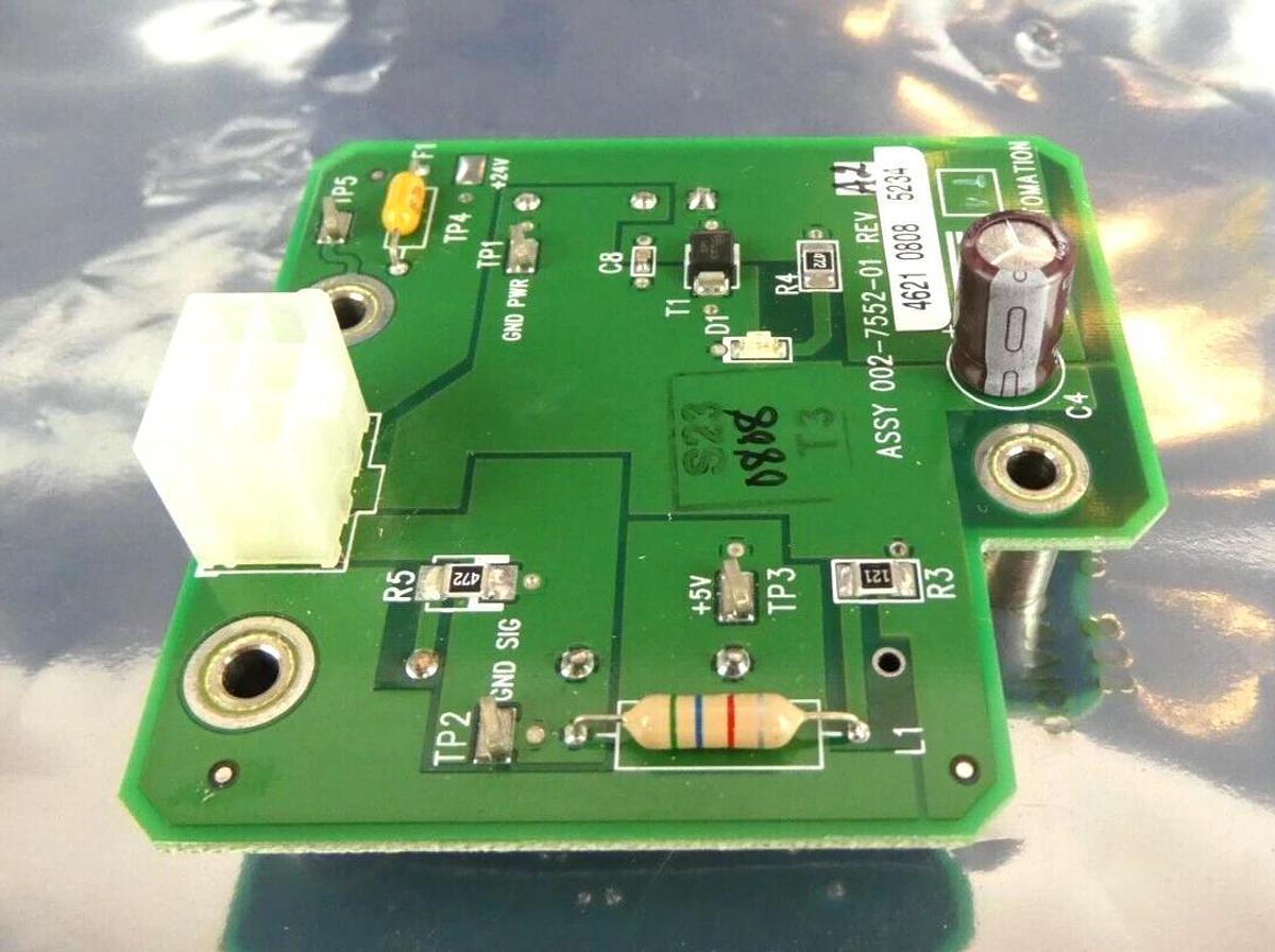 Used Brooks Automation 002-7551-01 Power Supply PCB 002-7552-01 Working Spare