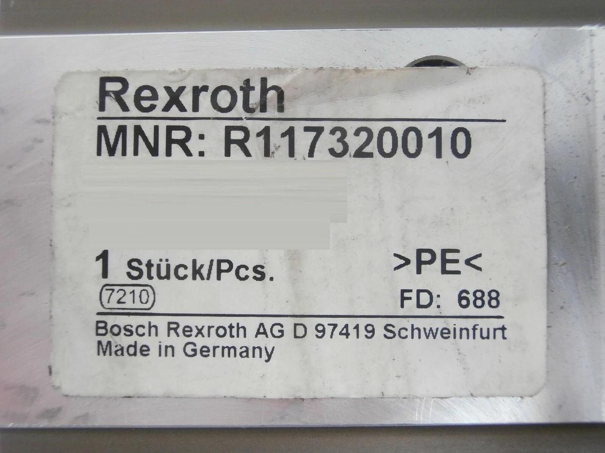 Bosch Rexroth R117320010 Linear Rail Table Assembly 1173-200-10 New Surplus