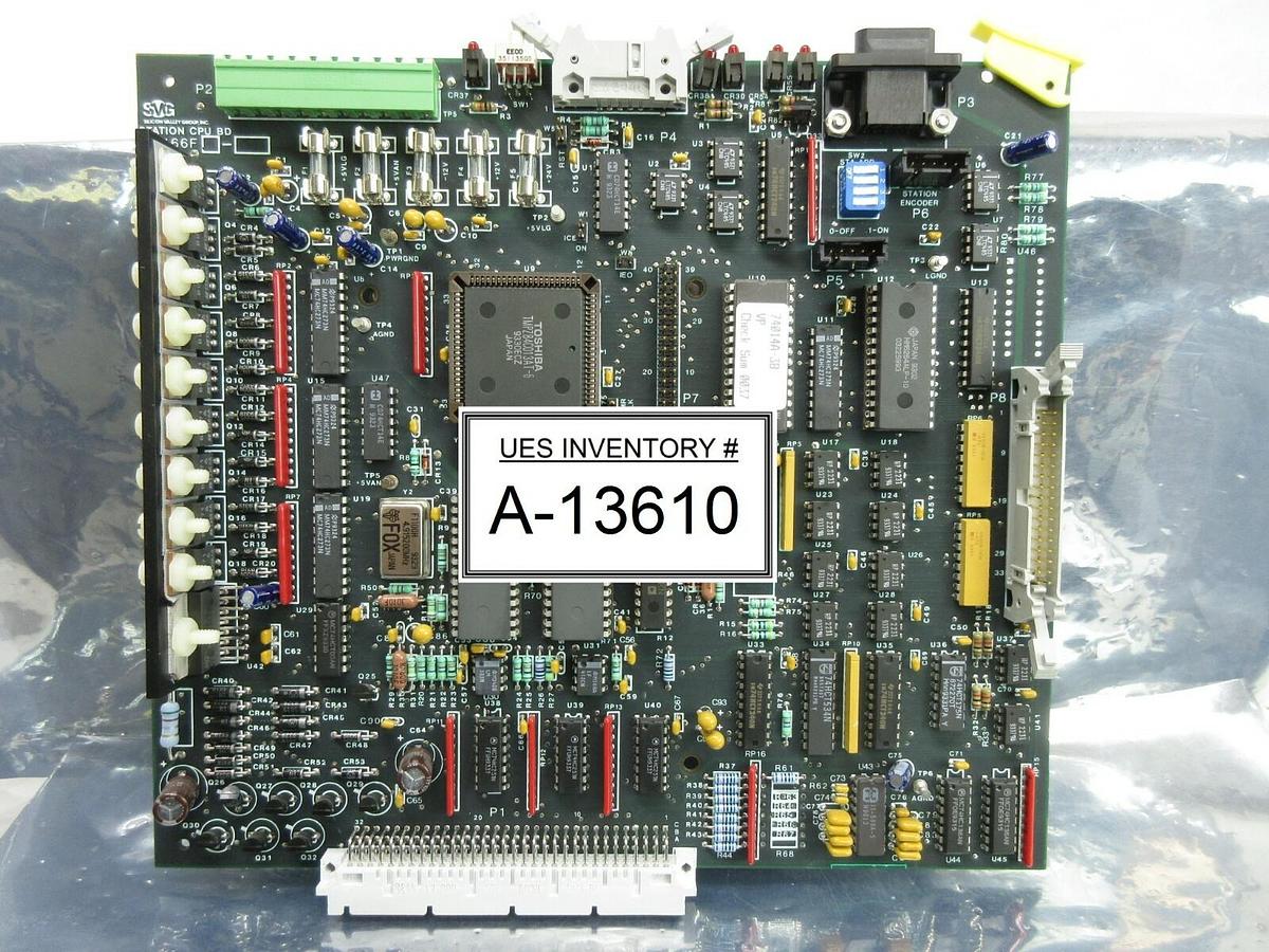 Used SVG Silicon Valley Group 80166F3-01 VP Station Processor CPU PCB Card Used