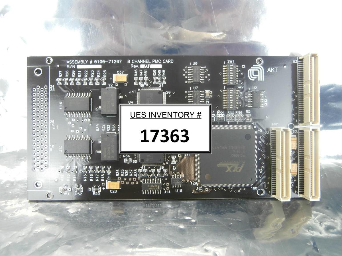 Used AMAT Applied Materials 0100-71267 8 Channel PCM Card PCB AKT Used Working