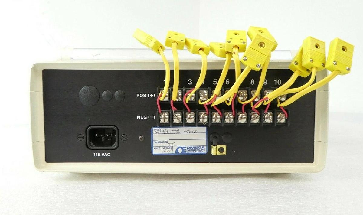 Used Omega DP41-TC-MDSS Thermocouple Meter Monogram TEL Tokyo Electron Working Spare