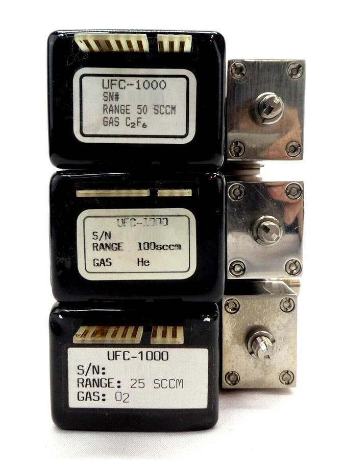 Used UNIT Instruments UFC Mass Flow Controller MFC UFC-1200A UFC-1000 Lot of 20