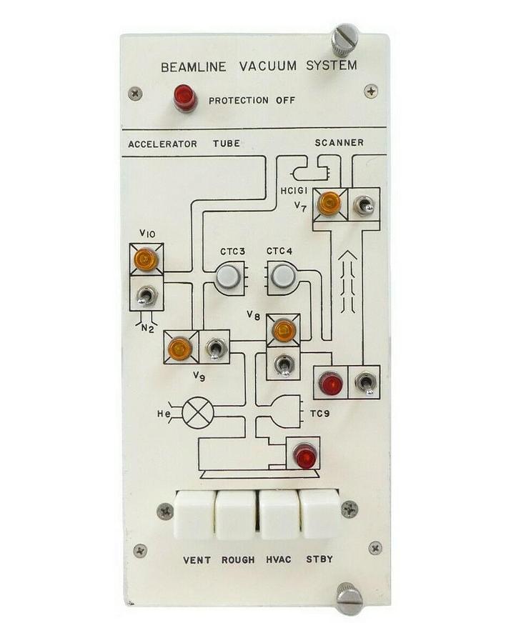 Used Varian Semiconductor D 07612-1 Beamline Vacuum System 7612001 No Relays As-Is