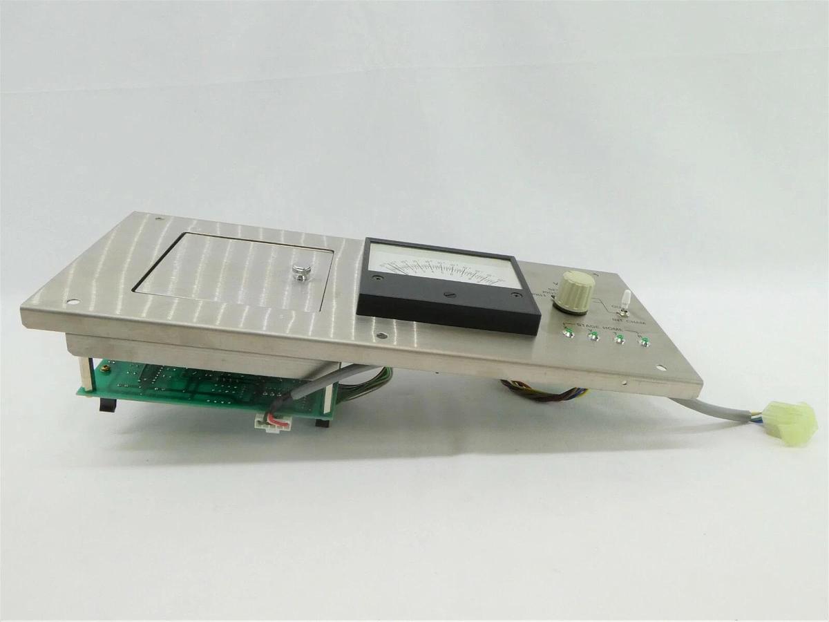 Used JEOL Stage Vacuum Control Panel BP102002-00 BCD-PIN/SW PB JWS-7555S SEM Working