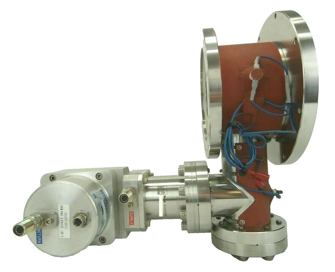 Used Ebara LE-336 Cold Trap Turbomolecular Pump Assembly HT-018-MSP0 Varian Working