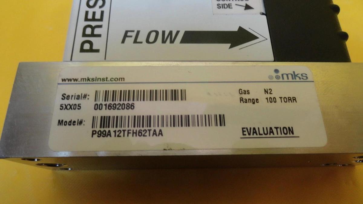 Used MKS P99A12TFH62TAA Pressure Controller 54-106931A69 100 Torr N2 Used Working