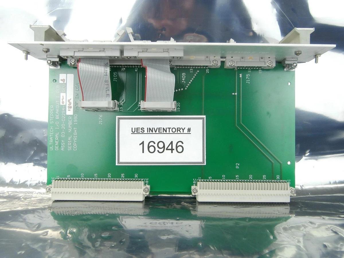 Used Ultratech Stepper 03-20-02294-02 General I/O Breakout 1 PCB Card Used Working