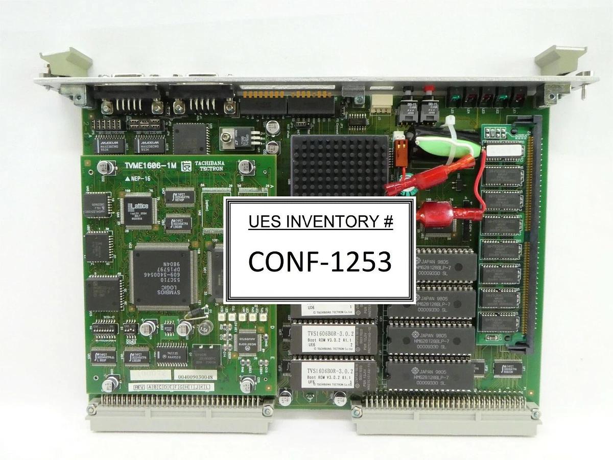 Used Tachibana Tectron TVME1606 Processor PCB Card JEOL JWS-2000 SEM Working Spare