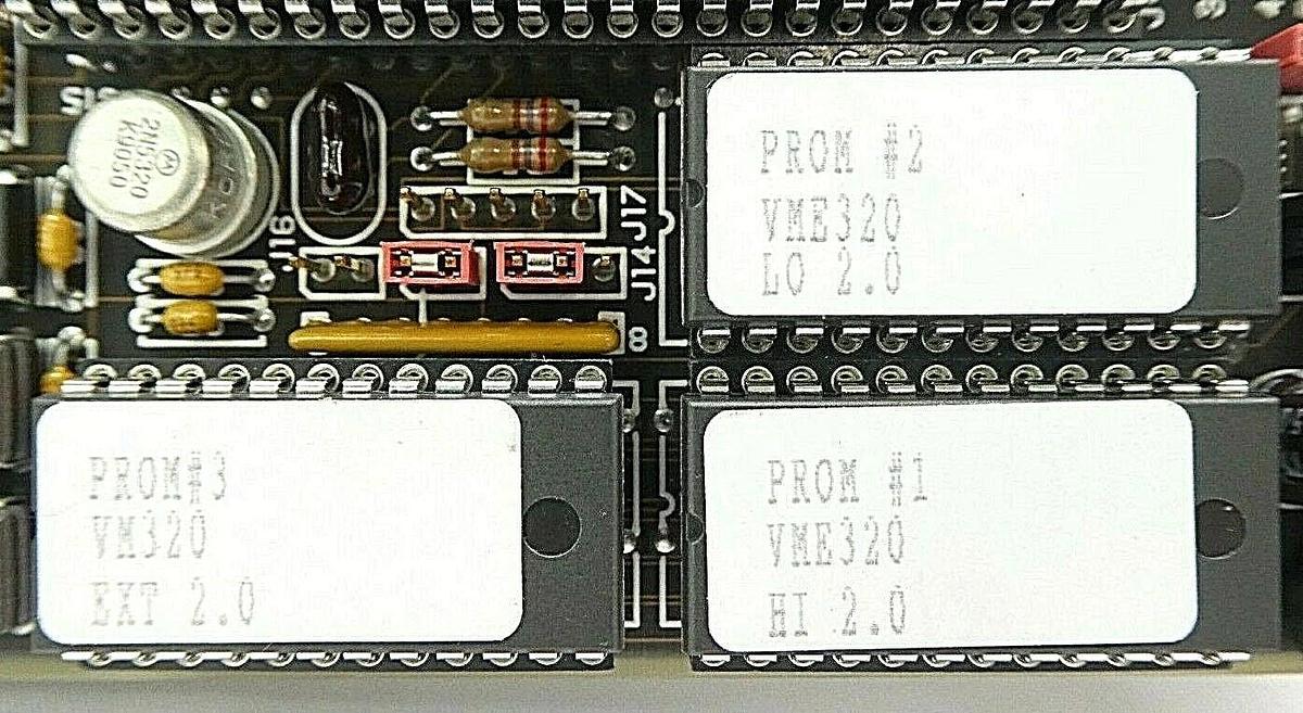 Used Motorola 01-W3483B 01C VME PCB Card MVME 320B Working Surplus