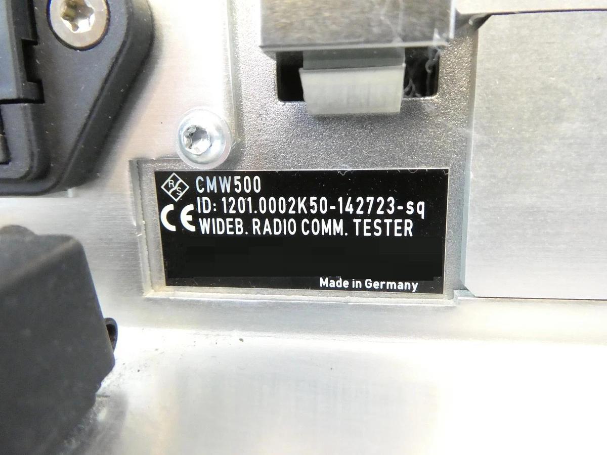 Used Rohde & Schwarz 1201.0002K50 Wideband Radio Comm Tester CMW 500 V 3.5.131