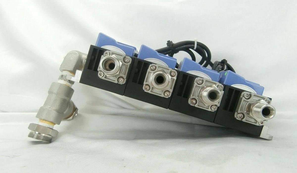 Used Regal Joint FS-10S 4-Port Flow Sensor Manifold FS-10 Hitachi M-712E Working