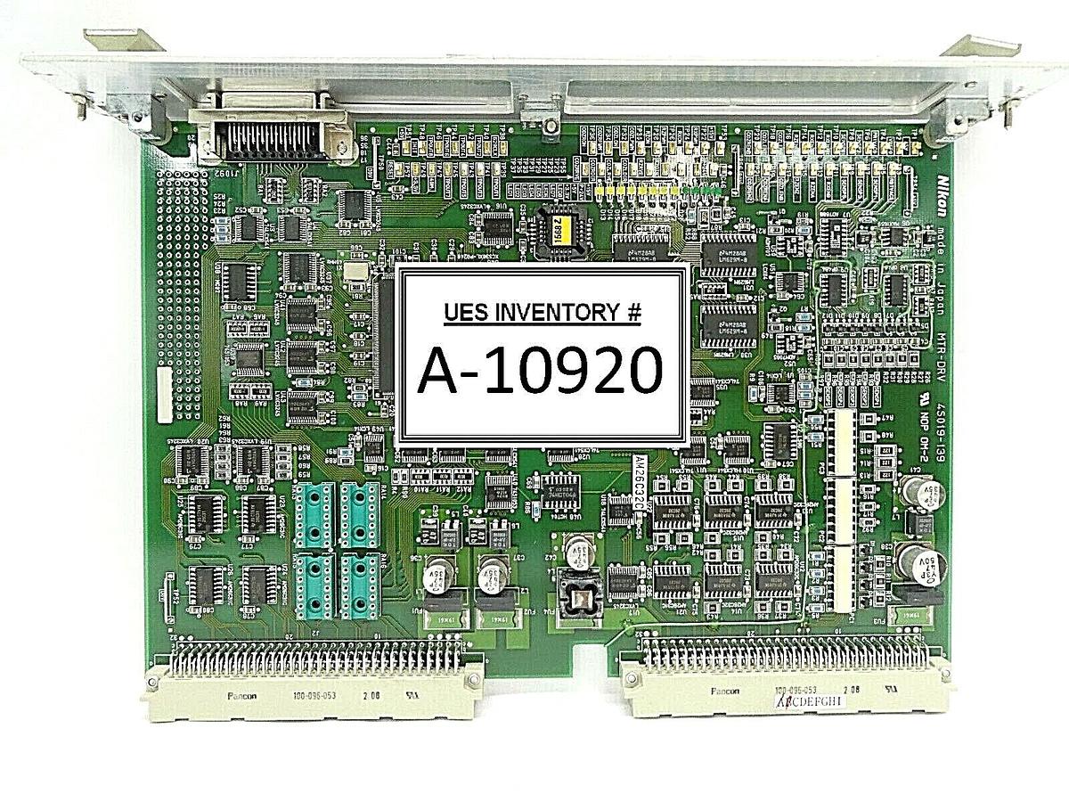Used Nikon 4S019-139 Relay Driver Card PCB MTR-DRV NSR-S307E Working Surplus
